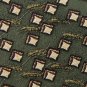 #1A New WOODWARD DIAMONDS GREEN TAN YELLOW SILK TIE Necktie