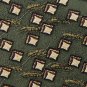 #1A New WOODWARD DIAMONDS GREEN TAN YELLOW SILK TIE Necktie