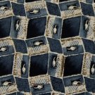 #1A VAN HEUSEN GREY BEIGE BROWN SILK MEN NECK TIE