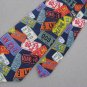 Perry Ellis Portfolio Silk Men State License  Neck Tie Men Designer Tie EUC