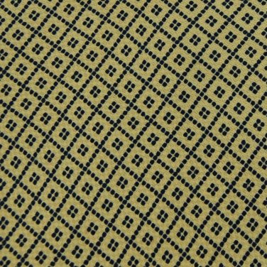 CLAYBROOKE STRIPE YELLOW BLUE SILK MEN NECK TIE Men Designer Tie EUC
