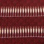 #1A NEW MILENNIUM CHAMPAGNE GLASSES MAROON Men Neck Tie NECKTIE