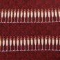 #1A NEW MILENNIUM CHAMPAGNE GLASSES MAROON Men Neck Tie NECKTIE