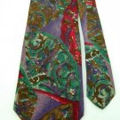STANLEY BLACKER ABSTRACT PURPLE RED BROWN MEN NECK TIE Men Designer Tie EUC