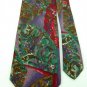 STANLEY BLACKER ABSTRACT PURPLE RED BROWN MEN NECK TIE Men Designer Tie EUC