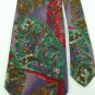 STANLEY BLACKER ABSTRACT PURPLE RED BROWN MEN NECK TIE Men Designer Tie EUC