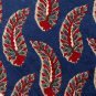 PULSE FEATHERS BLUE RED GREEN SILK TIE NECK TIE Men Designer Tie EUC