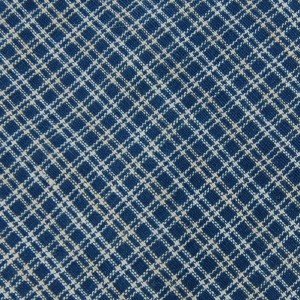 #1A RUFF HEWN CHECKERED BLUE BEIGE MEN NECK TIE