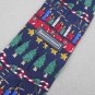 Kenneth Roberts Christmas Holiday Tree Ornament Neck Tie Men Designer Tie EUC