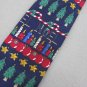 Kenneth Roberts Christmas Holiday Tree Ornament Neck Tie Men Designer Tie EUC