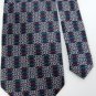 #1A New LUCA FRANZINI ITALY WHITE NavyBlue CHAIN NECK TIE