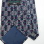#1A New LUCA FRANZINI ITALY WHITE NavyBlue CHAIN NECK TIE