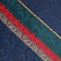 #1A WINDRIDGE NARROW JACQUARD STRIPE NAVY RED MEN NECK TIE