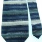 #1A KNIGHTSBRIDGE ART DECO BLACK SILVER GOLD MEN NECK TIE