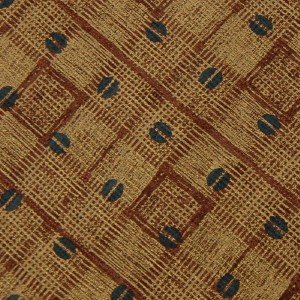 #1A KENNETH COLE CHECKERED GOLD BLACK BROWN MEN NECK TIE
