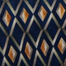 #1A KENNETH COLE NavyBlue OLIVE TAN DIAMOND MEN NECK TIE