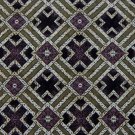 GUESS PURPLE OLIVE WHITE SILK MEN NECK TIE Men Designer Tie EUC