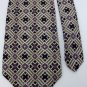 GUESS PURPLE OLIVE WHITE SILK MEN NECK TIE Men Designer Tie EUC