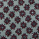 #1A Vintage Lord Taylors Gray Red Floral Silk Narrow Neck Tie