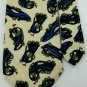 SKY BEND COUNTRY CLUB GOLF YELLOW GREEN NECK TIE Men Designer Tie EUC
