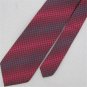 ALFANI BLACK RED GEOMETRIC PLAID SILK MENS NECKTIE TIE #HG-7 Excellent