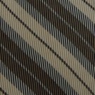 KENNETH COLE TAN BROWN BEIGE STRIPE SILK Men Neck Tie Men Designer Tie EUC
