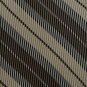 KENNETH COLE TAN BROWN BEIGE STRIPE SILK Men Neck Tie Men Designer Tie EUC