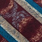 CAMDEN COURT MAROON, GREEN TAN STRIPE SILK MEN NECK TIE Men Designer Tie EUC