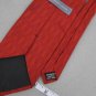 Geoffrey Beene Geometric Orange Silk Dress Woven Neck Tie Men Designer Tie EUC