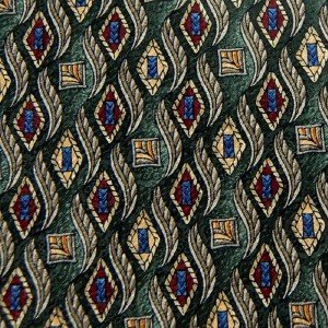 #1A New VAN HEUSEN DIAMONDS GREEN RED BLUE MEN NECK TIE