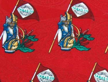 #1A New TABASCO LOGO GOLF RED BLUE GREEN WHITE TIE Necktie !