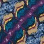 #1A J GARCIA PURPLE GREEN BLUE ABSTRACT SILK Men Neck Tie