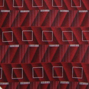#1A MURANO RED WHITE BLACK ART DECO SILK Men Neck Tie Krawatte Cravatta