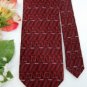 #1A MURANO RED WHITE BLACK ART DECO SILK Men Neck Tie Krawatte Cravatta