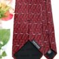 #1A MURANO RED WHITE BLACK ART DECO SILK Men Neck Tie Krawatte Cravatta