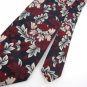Vtg Calkour's  Beau Brammell Blue Floral Red Silver 60s 70s Vivid Neck Ties #VE