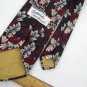 Vtg Calkour's  Beau Brammell Blue Floral Red Silver 60s 70s Vivid Neck Ties #VE