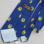 Vintage Rare Chadwick Wembley Blue Gold Eagle Shield Mens 70s Neck Tie V-4 EVC