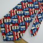 Vintage Jon USA Cotton WideTexture 60s Men Neck Tie Necktie 7755 #EV