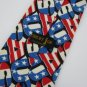 Vintage Jon USA Cotton WideTexture 60s Men Neck Tie Necktie 7755 #EV