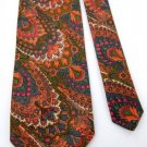 59" Long Passports Pier Import Art Nouveau Neck Tie Krawatte Men Designer EUC