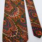59" Long Passports Pier Import Art Nouveau Neck Tie Krawatte Men Designer EUC