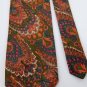 59" Long Passports Pier Import Art Nouveau Neck Tie Krawatte Men Designer EUC