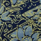60" LONG PEIER HOI ART DECO BLUE NECK TIE Krawatte Cravatta Men Designer EUC