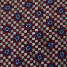 GEOFFREY BEENE WOVEN CHECKERED RED BLUE MEN NECK TIE Men Designer Tie EUC