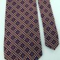 GEOFFREY BEENE WOVEN CHECKERED RED BLUE MEN NECK TIE Men Designer Tie EUC