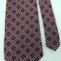 GEOFFREY BEENE WOVEN CHECKERED RED BLUE MEN NECK TIE Men Designer Tie EUC
