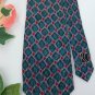 New RON CHERESKIN GREEN WHITE RED DIAMOND Men Designer Tie