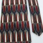 PIERRE CARDIN STRIPE NAVY RED WHITE SILK Men Neck Tie Men Designer Tie EUC