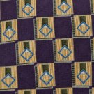 JoS A BANK PURPLE YELLOW CHECKER PATTERN MEN NECK TIE Men Designer Tie EUC